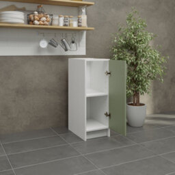Jd Greta Kitchen Base Unit 300mm Storage Cabinet With Door Shelf 30Cm - Sage Green Matt - thumbnail 3