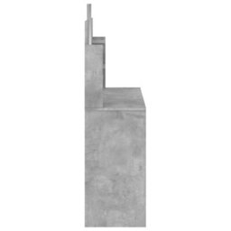 Walplus Dressing Table With Mirror Concrete Grey 96X39X142 Cm - thumbnail 6