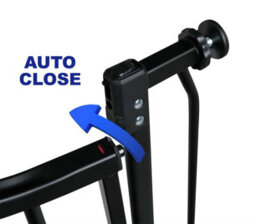 Bettacare Extra Tall Elite Dog Gate, 179Cm - 188Cm, Matt Black, Extra Tall 96.8Cm In Height, Pressure Fit Pet Gate - thumbnail 6