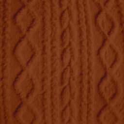 Ohs Cable Knit Fleece Duvet Cover Set Warm Reversible Bedding, Rust - King - thumbnail 6