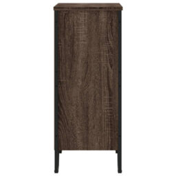 Berkfield Modern Bookcase Brown Oak 80X31X74.5 Cm Engineered Wood - thumbnail 5