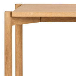 Wyld Haus Berrytwist Scandi 4-Shelf Natural Oak Veneer Bookcase In Oiled Oak Look - thumbnail 6