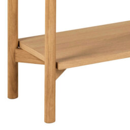 Wyld Haus Berrytwist Scandi 4-Shelf Natural Oak Veneer Bookcase In Oiled Oak Look - thumbnail 8
