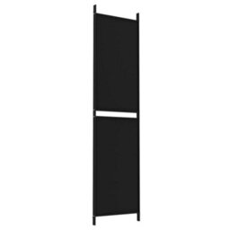 Vidaxl 3-Panel Room Divider Black 150X200 Cm Fabric Room Dividers - thumbnail 6