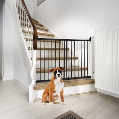 Bettacare Diagonal Fit Multi Fit Dog Gate Range, 67Cm - 105.5Cm, Black, Stair Gate For Puppy, Safety Barrier For Pet - image 1