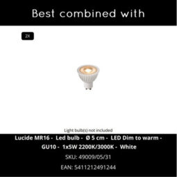 Lucide Punch 2 Light Bar Spotlight White - thumbnail 7