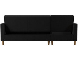 Dorel Home Liberty Sectional Futon With Storage Black - thumbnail 8