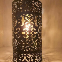 Vintage Industrial Metal Cage Lampshade Diy Brushed Silver Hanging Light Fixture - thumbnail 5