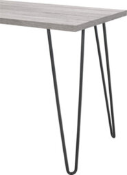 Dorel Home Owen Retro Office Writing Desk In Distressed Grey Oak - thumbnail 5