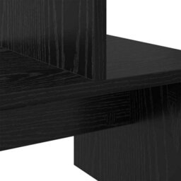 Berkfield Modern Tv Cabinet Black Oak 180 X 30 X 43 Cm Engineered Wood - thumbnail 8