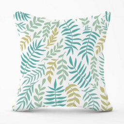 Warren Reed Designer Multicolor Leafs And Branches Outdoor Cushion 45Cm X 45Cm - thumbnail 1