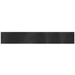 Berkfield Rug Rectangular Grey 80X500 Cm Bamboo - thumbnail 2