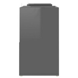 Berkfield Classic Tv Cabinet High Gloss Grey 104X30X52 Cm Engineered Wood - thumbnail 4