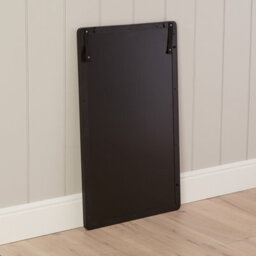 The Furniture Market Chic Medium Rectangle Black Framed Metal Wall Mirror 100Cm X 60Cm - thumbnail 8