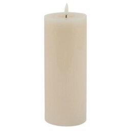Luxe  Collection  Melt  Effect  3.5X9  Taupe  Led  Wax  Candle - thumbnail 3
