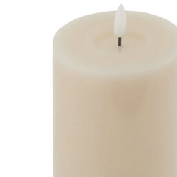 Luxe  Collection  Melt  Effect  3.5X9  Taupe  Led  Wax  Candle - thumbnail 2