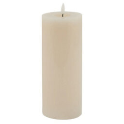 Luxe  Collection  Melt  Effect  3.5X9  Taupe  Led  Wax  Candle - thumbnail 1