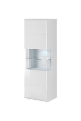 Arte Minimalist Toledo 07 Wall Hung Cabinet 53Cm - Pure White Gloss, Timeless Elegance For Any Room - image 1