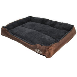 Actiaspet Faux Fur Pet Bed Brown/grey Xx-Large