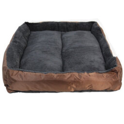 Actiaspet Faux Fur Pet Bed Brown/grey Xx-Large - thumbnail 6
