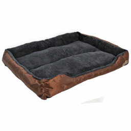 Actiaspet Faux Fur Pet Bed Brown/grey Xx-Large - thumbnail 5