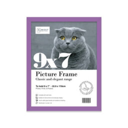 9X7 Purple Picture Frame (17.8 X 22.9Cm) Poster, Photo, Artwork, Gallery Wall Or Print - thumbnail 1
