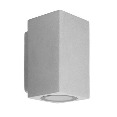 Luminosa Lighting Luminosa Rem Up Down Wall Fixture Ip44 Gu10 7W Cement - image 1