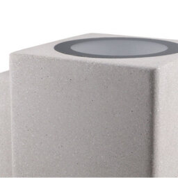 Luminosa Lighting Luminosa Rem Up Down Wall Fixture Ip44 Gu10 7W Cement - thumbnail 2