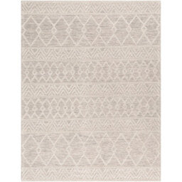 Livabliss Hygge-Hand Woven Charcoal White Wool Global Living Dining Bedroom Rug 244 X 305 Cm Easy Care, Non Shedding - thumbnail 1