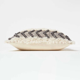 Homescapes Homecapes Lindi Handwoven Tufted Cream Kilim Cushion 45 X 45 Cm - thumbnail 4
