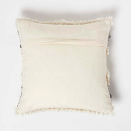 Homescapes Homecapes Lindi Handwoven Tufted Cream Kilim Cushion 45 X 45 Cm - thumbnail 3