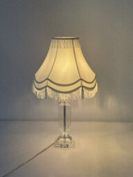 "18"" Double Scallop Cream Lampshade Classic Pleated Light Shade For Ceiling, Table & Floor Lamps" - thumbnail 8