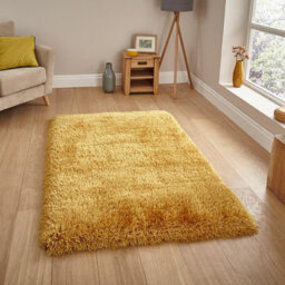Montana Yellow Shaggy Rug Rug 120X170Cm For The - thumbnail 3