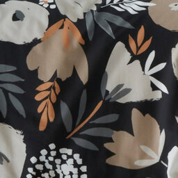 Fusion Yasmin Abstract Floral Black Easycare Duvet Cover Set - thumbnail 3