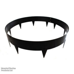Garden Gear Circular Heavy Duty Metal Border Edging For Bushes, Shrubs & Trees 60Cm Diameter (Black) - thumbnail 2