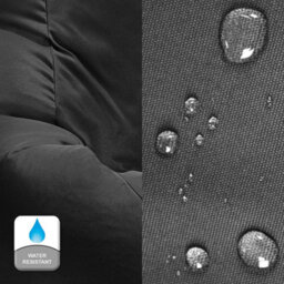 Beautiful Beanbags Adult Big Brother Beanbag For Indoors Or Outdoors Ready Filled Bean Bags - Black - thumbnail 3