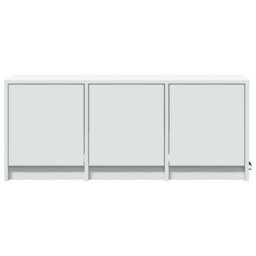 Berkfield Sturdy Tv Cabinet With Led White 97X34X40 Cm Engineered Wood - thumbnail 6
