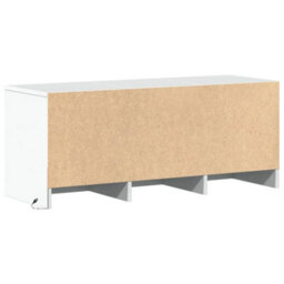 Berkfield Sturdy Tv Cabinet With Led White 97X34X40 Cm Engineered Wood - thumbnail 8
