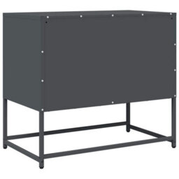 Berkfield Elegant Tv Cabinet Anthracite 68X39X60.5 Cm Cold-Rolled Steel - thumbnail 8
