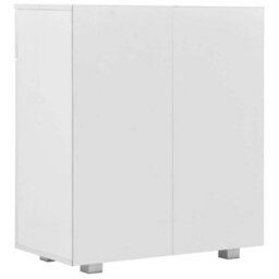 Berkfield Sideboard High Gloss White 71X35X76 Cm Engineered Wood - thumbnail 5