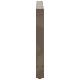 Berkfield Dining Table Legs Natural Steel 2 Pcs 70X(72-73) Cm Steel - thumbnail 6