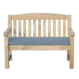 Package - Emily 2 Seater Bench And Pad - Dark Grey By Zest Outdoor Living - thumbnail 1