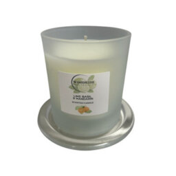 Woodside Home Fragrance Glass Scented Candle - Lime Basil & Mandarin