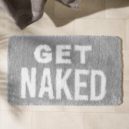 OHS Bath Mat Non Slip Soft Get Naked Shower Textured Absorbent Bathroom Rug - thumbnail 2