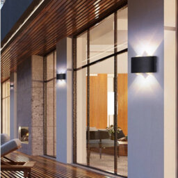 4W Outdoor Wall Sconces Light Ip65 Waterproof Led Wall Pack Light Up Down Porch Light For Villa Patio Stair Corridor - thumbnail 2