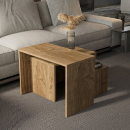 Decorotika Andro Coffee Table Walnut - thumbnail 3