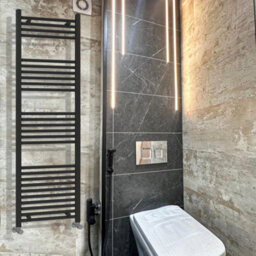 ARKO BATHROOM Arko Towel Radiator, Heated Towel Rails,wall Mounted Ladder Radiators 600X1600mm ,black - thumbnail 4