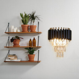 Luxury Led Crystal Wall Light Fixture Lamps Modern Chandelier Wall Lamp - thumbnail 3