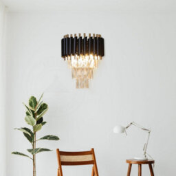 Luxury Led Crystal Wall Light Fixture Lamps Modern Chandelier Wall Lamp - thumbnail 5
