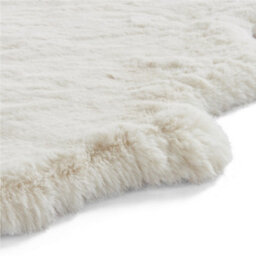 Sheepskin Ivory Plain Shaggy Rug, 50mm Thickness Modern Rug, Luxurious Rug For Living Room, & Dining Room-60Cm X 180Cm (Double) - thumbnail 6